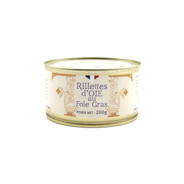 Rillettes d'Oie au foie gras 30%