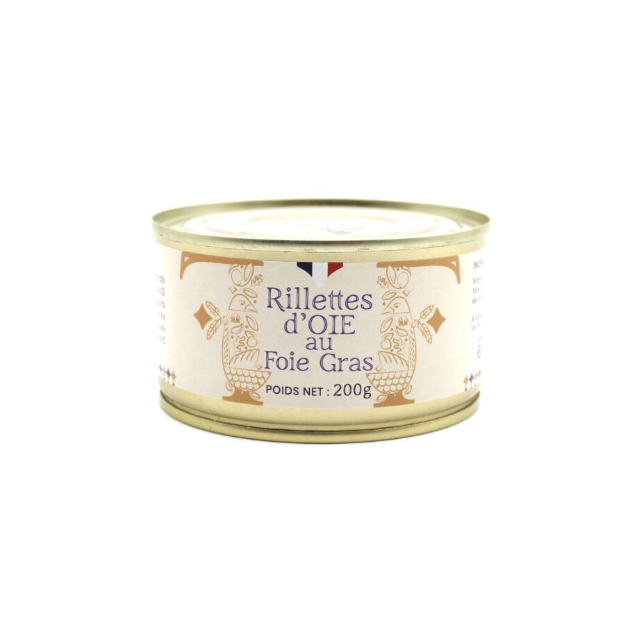 Rillettes d'Oie au foie gras 30%