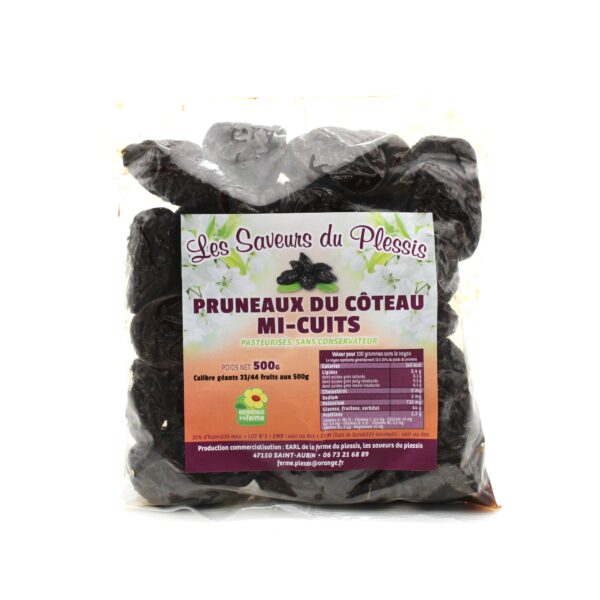 Pruneaux d’Agen Mi-cuits 500g